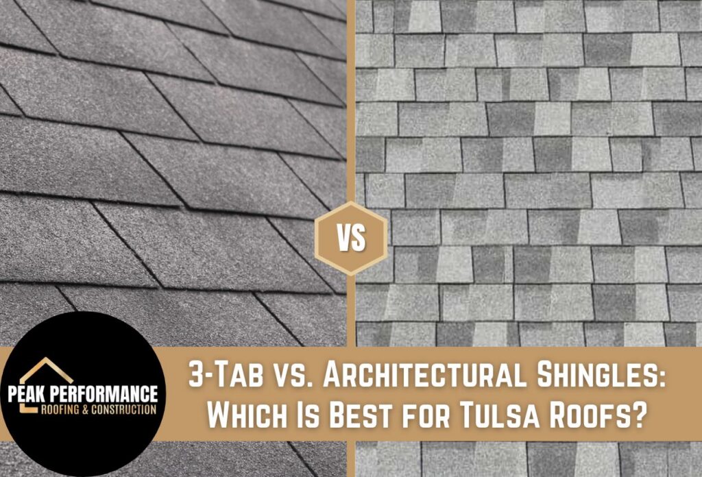 Comparison of 3-tab and architectural shingles for roofing options.